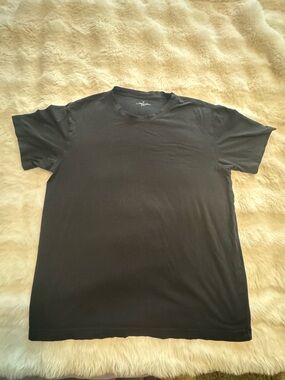 Fabletics Men's Black Crewneck Short Sleeve Tee